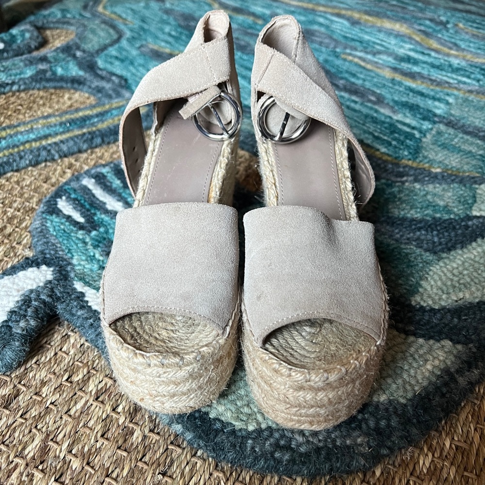 Alita platform wedge espadrille sandal Marc fisher